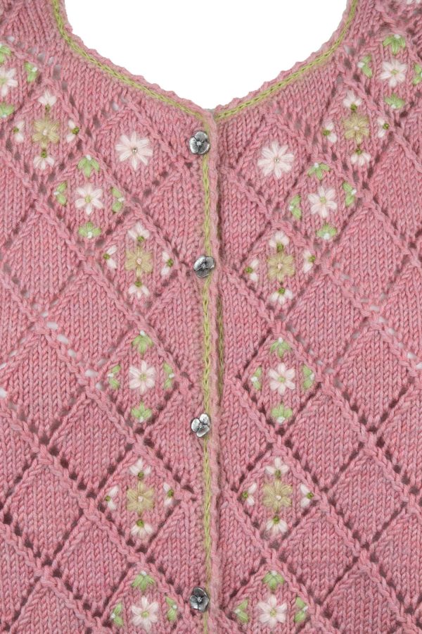 Damenjacke handgestrickt aus 100% Merinowolle,  Art.Nr. ME064 – Bild 4