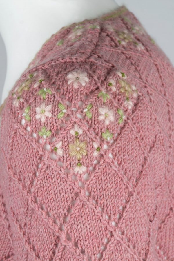 Damenjacke handgestrickt aus 100% Merinowolle,  Art.Nr. ME064 – Bild 6