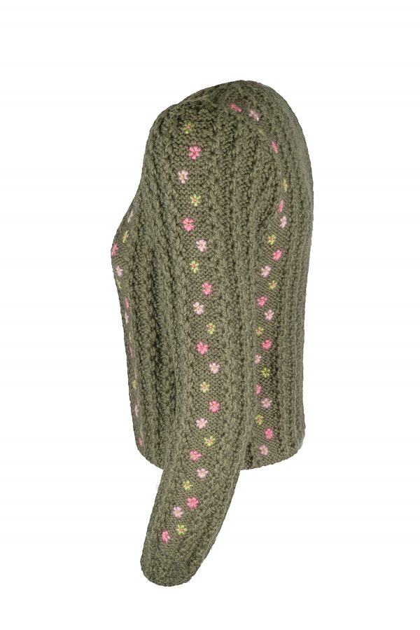 Damenjacke handgestrickt aus Merino-/Alpakagemisch Art.Nr. MA100 – Bild 3