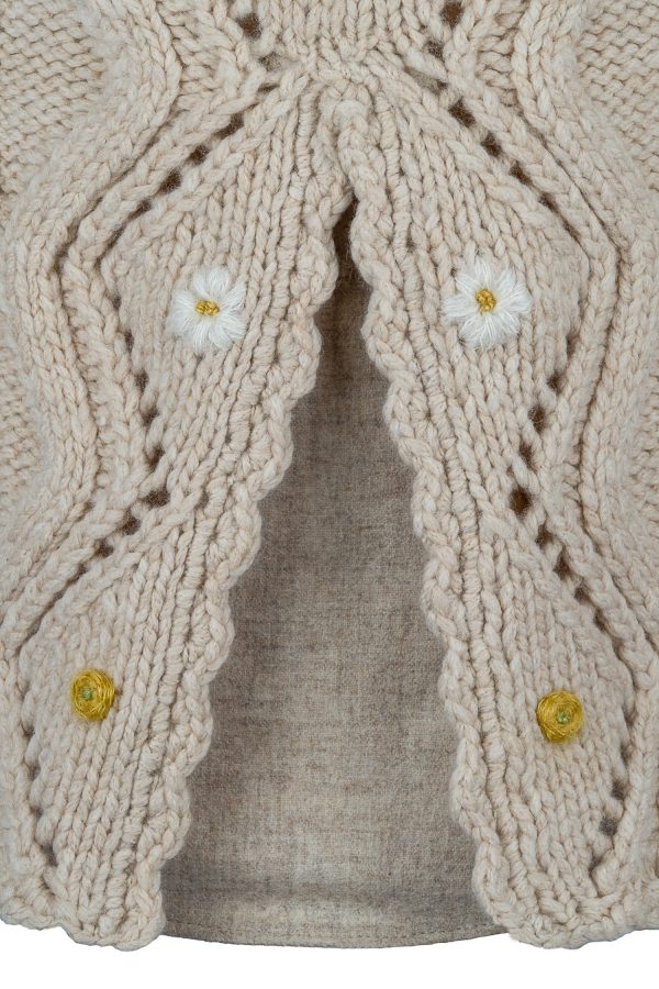 Pullover handgestrickt aus Schurwollgemisch, Art.Nr. MA096 – Bild 3