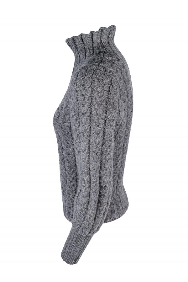 Pullover handgestrickt aus 100%Cashmere, Art. Nr. C106 – Bild 4