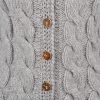 Jacke handgestrickt aus Schurwoll-, Cashmeregemisch, Art. Nr. AMC097 – Bild 4