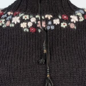 Damenpullover handgestrickt aus Merino-/Alpakagemisch Art.Nr. MA-0108