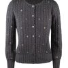 Strickjacke für Damen aus 90% Merino extra fine und 10% Cashmere Art. Nr. ME0114