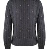 Strickjacke für Damen aus 90% Merino extra fine und 10% Cashmere Art. Nr. ME0114 – Bild 2