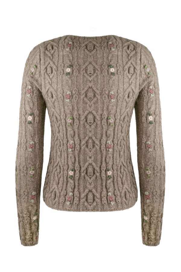 Damenjacke handgestrickt aus 100% Cashmere Art.Nr. CP0115 – Bild 2