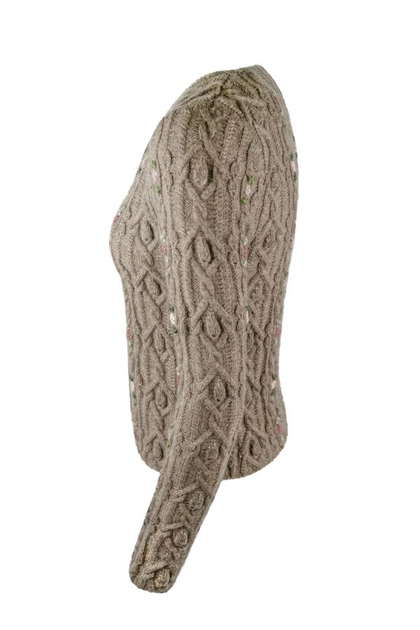 Damenjacke handgestrickt aus 100% Cashmere Art.Nr. CP0115 – Bild 3
