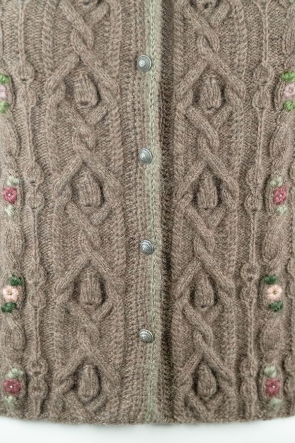 Damenjacke handgestrickt aus 100% Cashmere Art.Nr. CP0115 – Bild 4