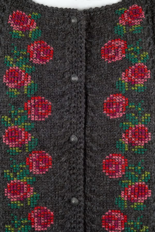 Weste handgestrickt aus 100% Schurwolle Art.Nr. ME-0118 – Bild 4