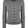Damenjacke handgestrickt aus 100% Merinowolle Art.Nr. ME-0119