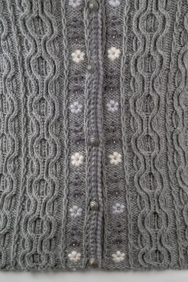 Damenjacke handgestrickt aus 100% Merinowolle Art.Nr. ME-0119 – Bild 5