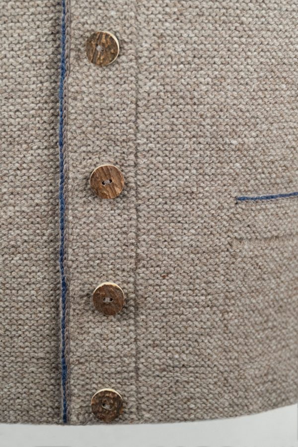 Strickjacke Schafwolle Art.Nr. HS085 – Bild 4