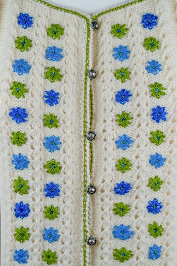 Damenjacke handgestrickt aus 100% Merinowolle Art.Nr. ME-0128 – Bild 3