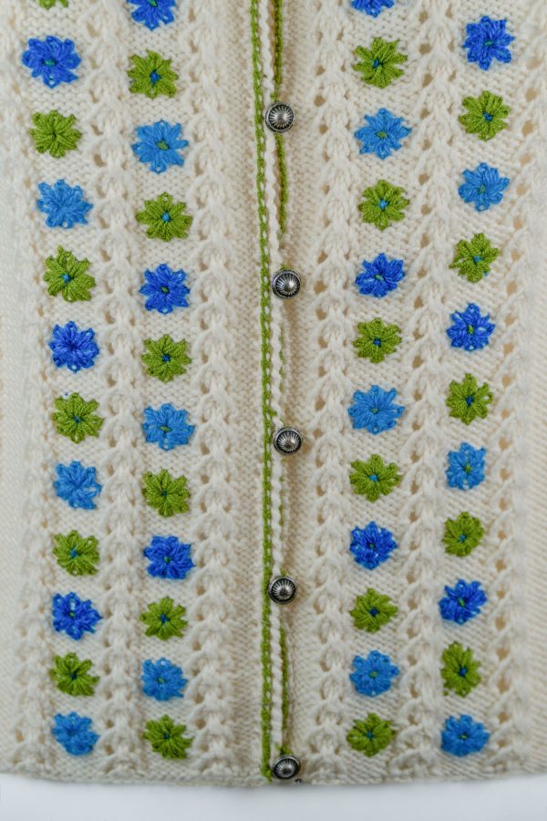 Damenjacke handgestrickt aus 100% Merinowolle Art.Nr. ME-0128 – Bild 2