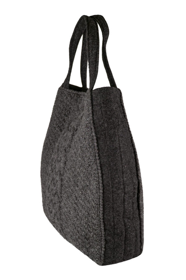 Handtasche Loden mit Strick aus 100% Baumwolle Art.Nr. AT-016 – Bild 2