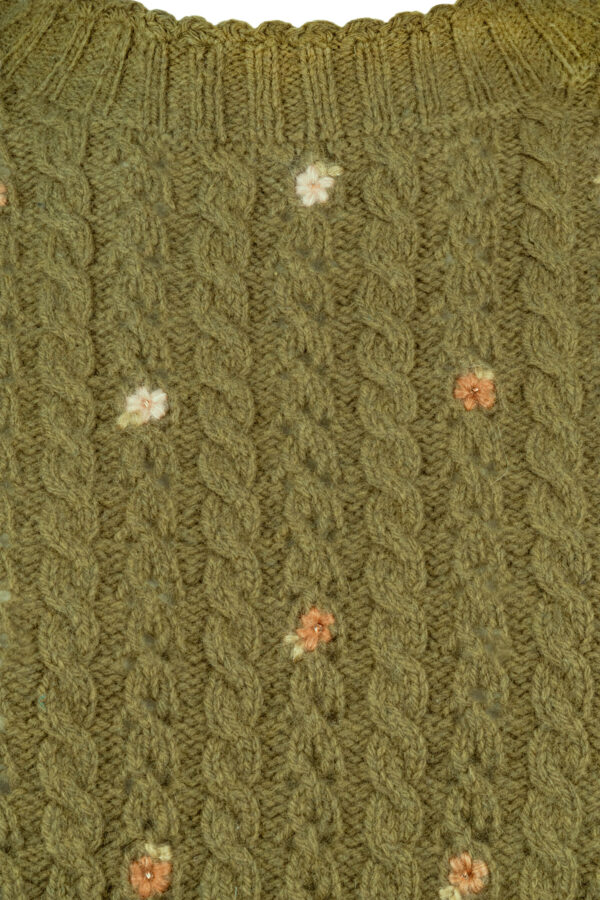 Damenpullover handgestrickt aus 90%Merino und 10%Cashmere Art.Nr. CM1-0160 – Bild 5
