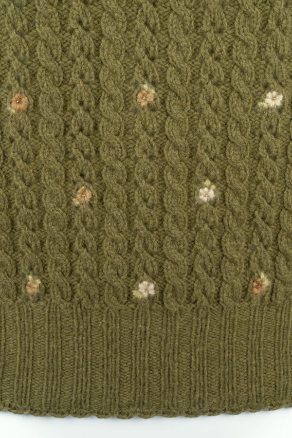 Damenpullover handgestrickt aus 90%Merino und 10%Cashmere Art.Nr. CM1-0160 – Bild 4
