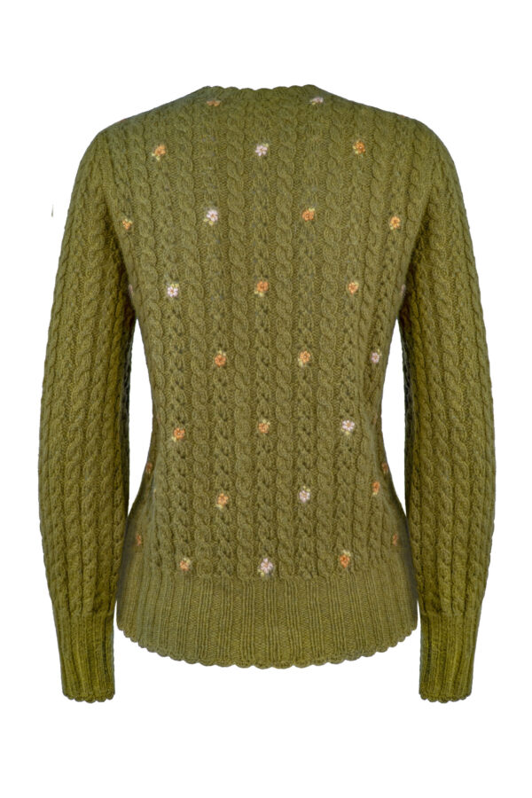 Damenpullover handgestrickt aus 90%Merino und 10%Cashmere Art.Nr. CM1-0160 – Bild 2