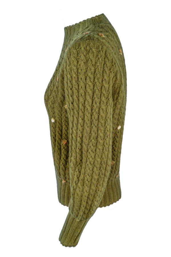 Damenpullover handgestrickt aus 90%Merino und 10%Cashmere Art.Nr. CM1-0160 – Bild 3