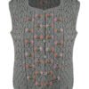 Damenweste handgestrickt aus 100% Merinowolle Art.Nr. ME-0162