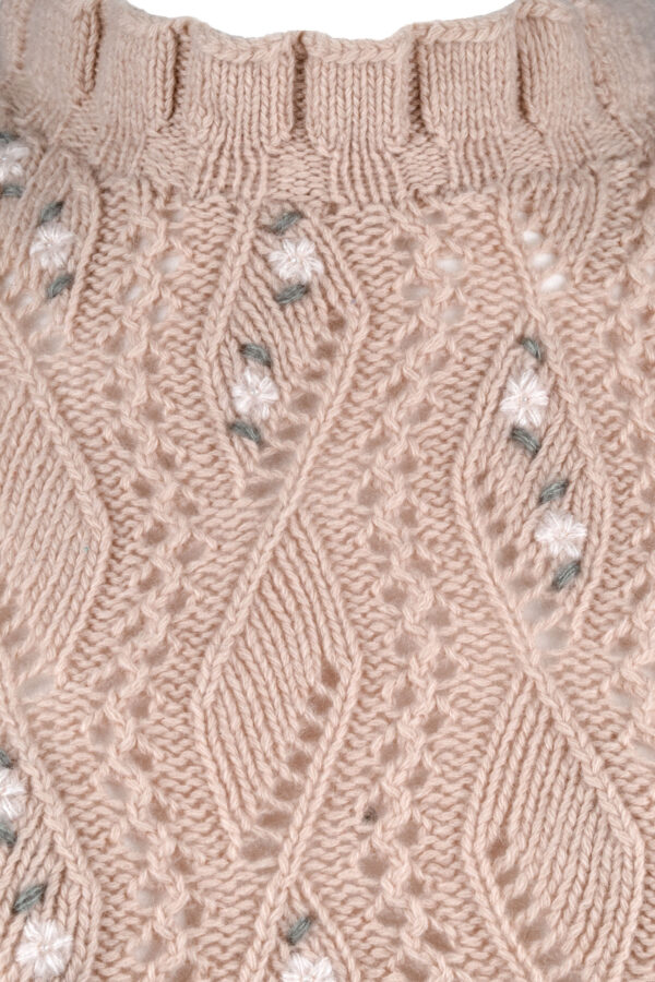 Damenpullover handgestrickt aus Merino und Cashmere Art.Nr. CM1-0167 – Bild 2