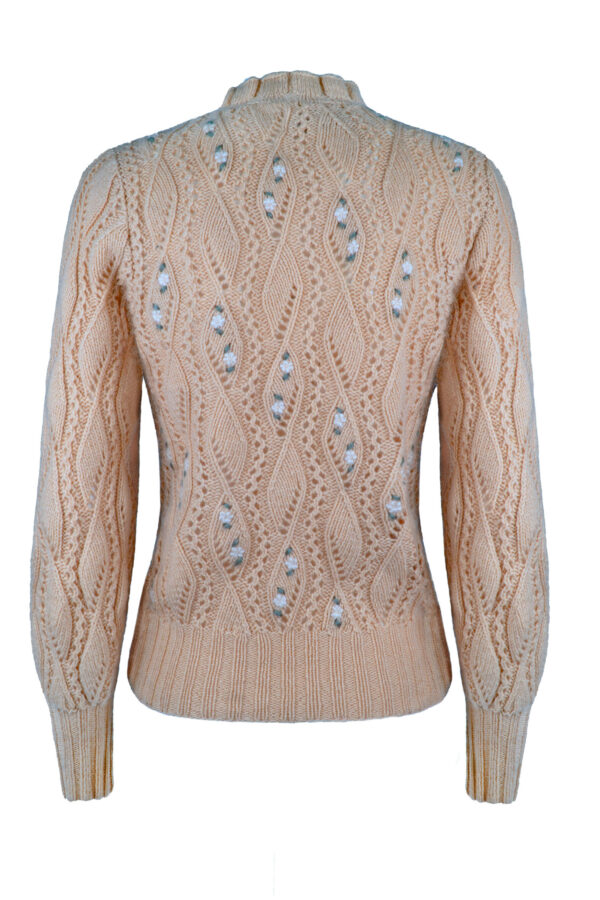 Damenpullover handgestrickt aus Merino und Cashmere Art.Nr. CM1-0167 – Bild 4