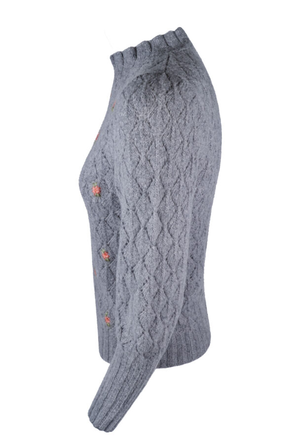 Damenpullover handgestrickt aus 90%Merino und 10%Cashmere Art.Nr. CM1-0166 – Bild 5