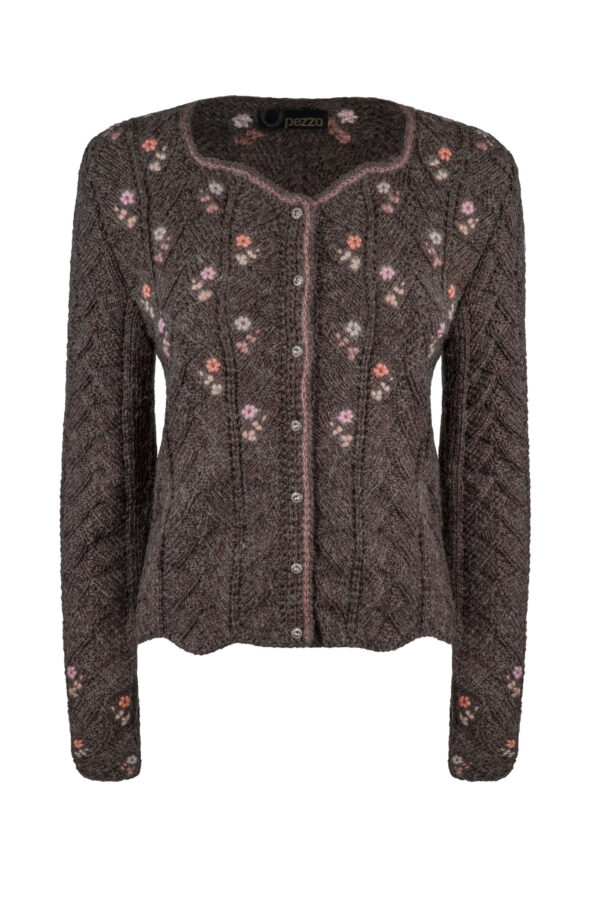 Damenjacke aus Merino-/Alpakagemisch Art.Nr. MA-0174