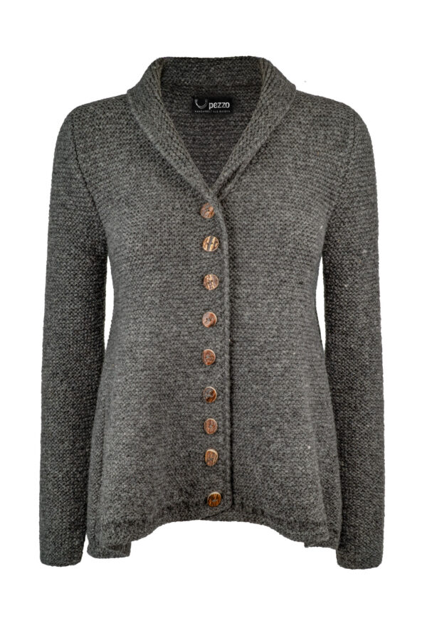 Damenjacke handgestrickt aus 100% Merinowolle Art.Nr. ME-0172