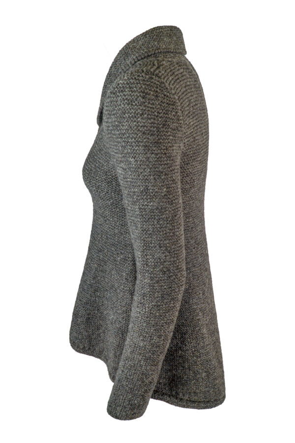 Damenjacke handgestrickt aus 100% Merinowolle Art.Nr. ME-0172 – Bild 5