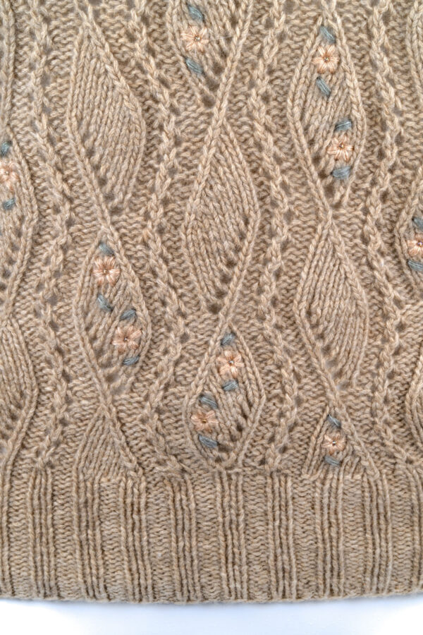 Damenpullover handgestrickt aus Merino und Cashmere Art.Nr. CM1-0171 – Bild 5