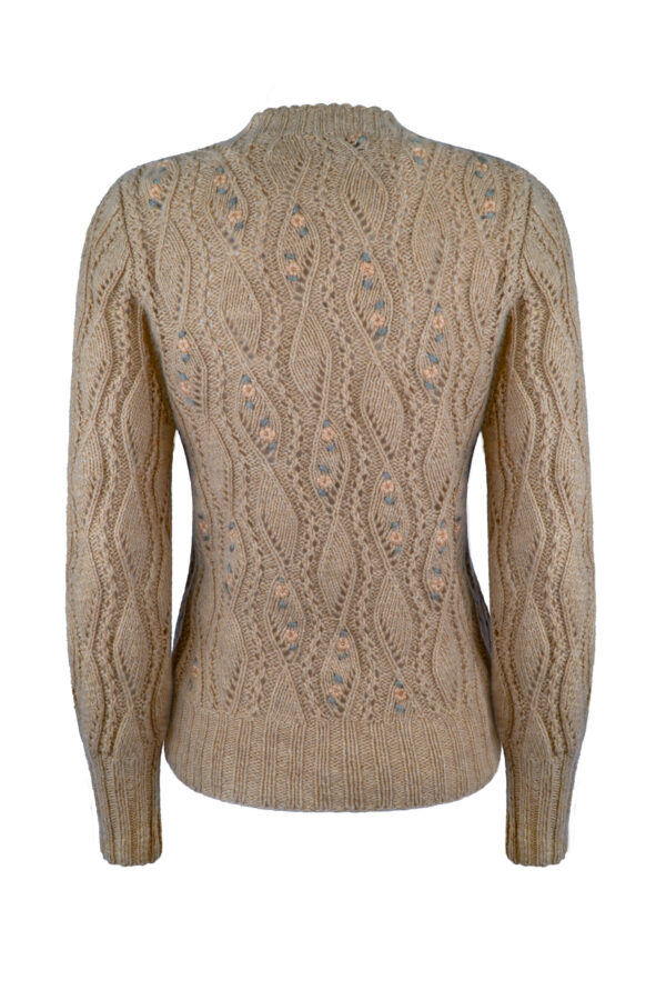 Damenpullover handgestrickt aus Merino und Cashmere Art.Nr. CM1-0171 – Bild 2