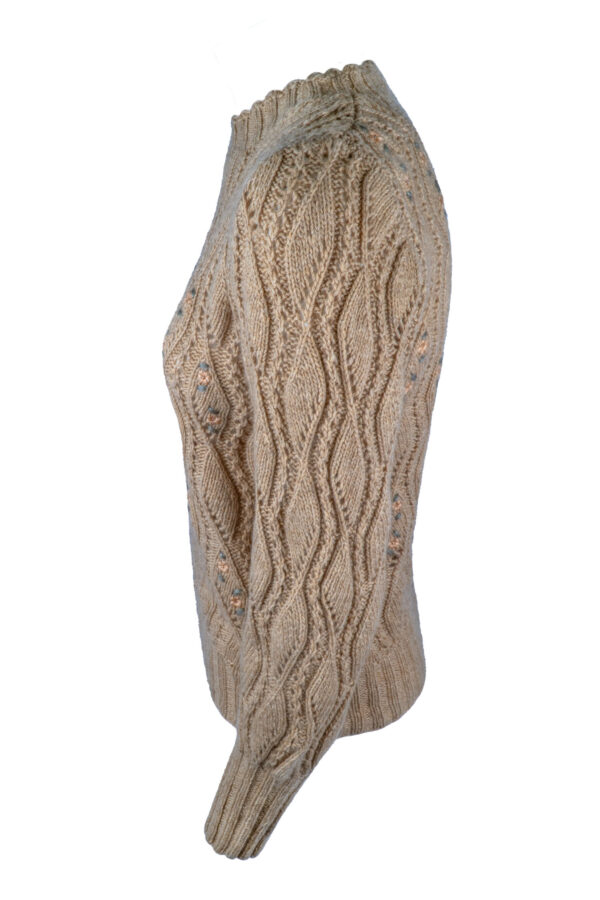 Damenpullover handgestrickt aus Merino und Cashmere Art.Nr. CM1-0171 – Bild 3