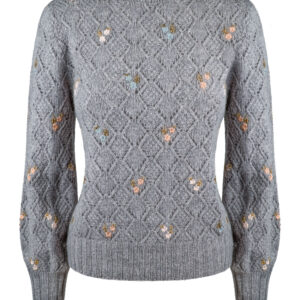 Damenpullover handgestrickt aus 90%Merino und 10%Cashmere Art.Nr. CM1-0170