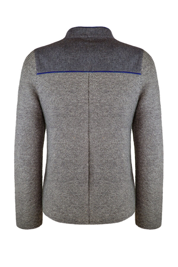 Strickjacke Schurwolle mit Loden Art.Nr. HL-0115 – Bild 2