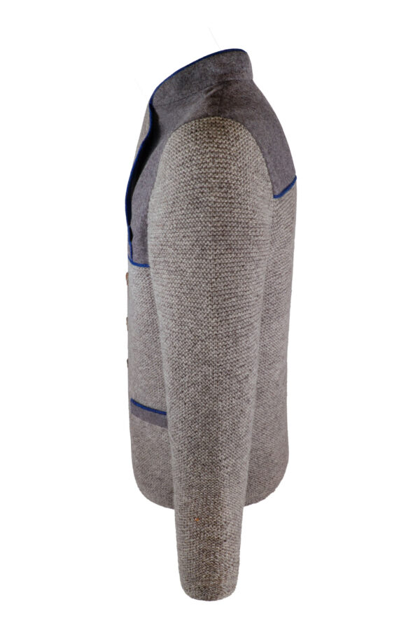 Strickjacke Schurwolle mit Loden Art.Nr. HL-0115 – Bild 3