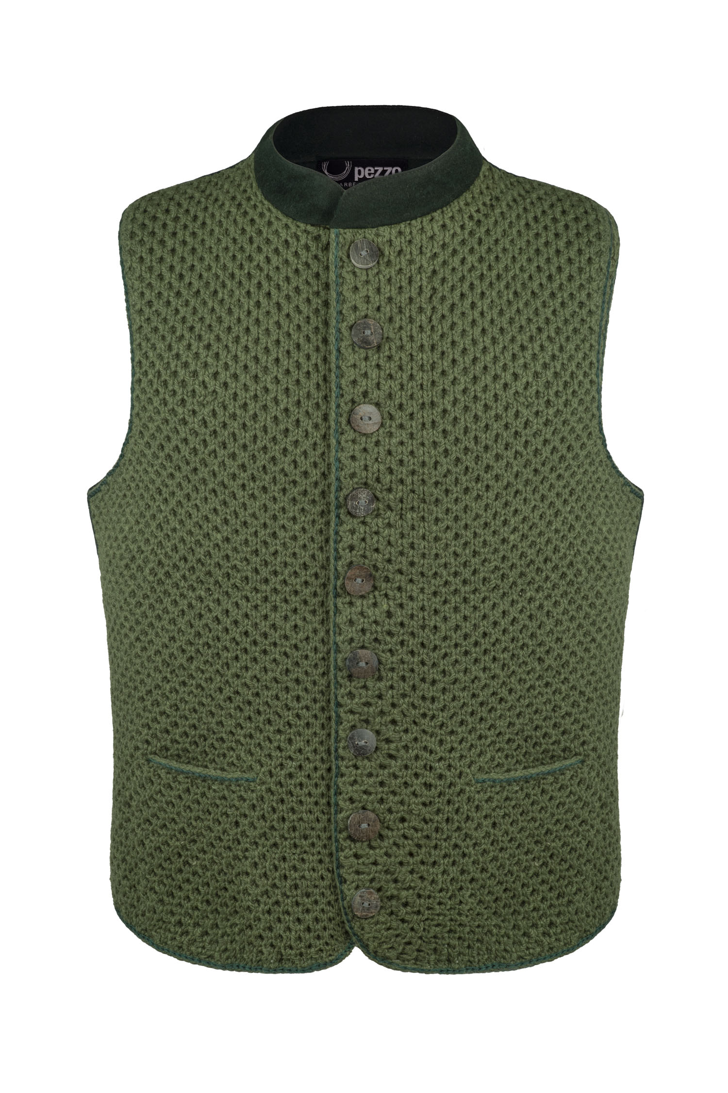 Strickweste handgestrickt aus Schafschurwolle Art.Nr. HL-0119