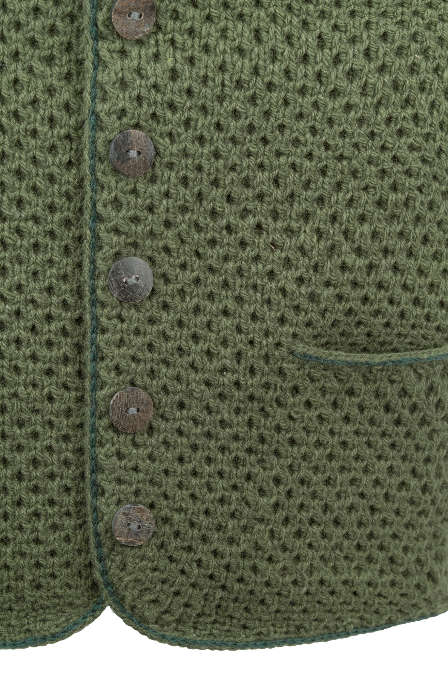 Strickweste handgestrickt aus Schafschurwolle Art.Nr. HL-0119 – Bild 2