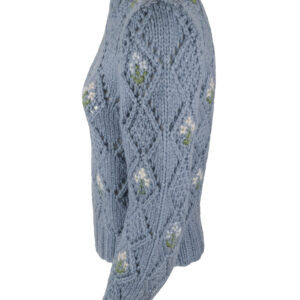 Damenpullover handgestrickt aus Schurwoll-/Nylongemisch, Art.Nr. MA-0180