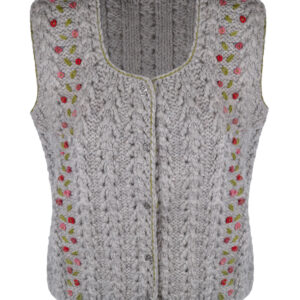 Strickweste handgestrickt aus Schurwollgemisch, Art.Nr. MA-0178