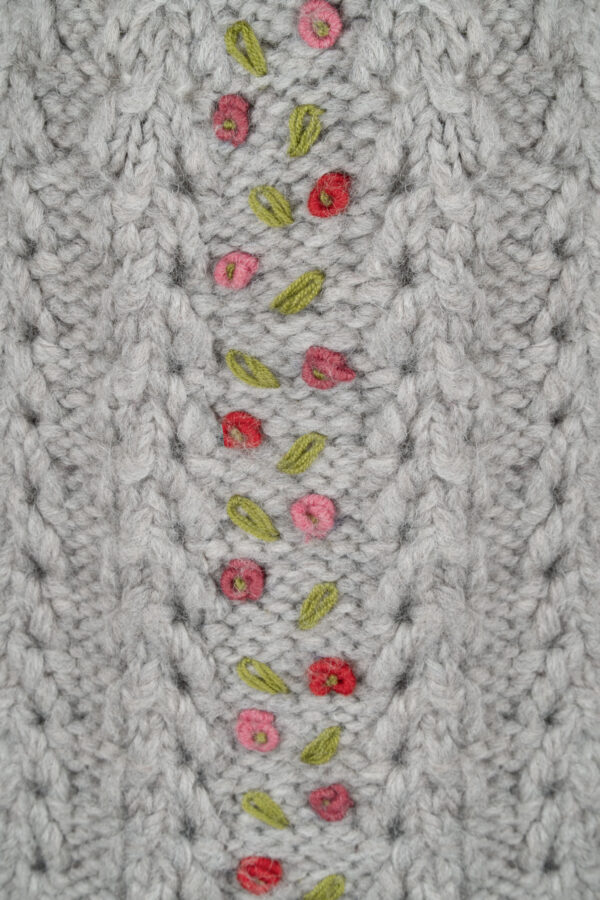 Strickweste handgestrickt aus Schurwollgemisch, Art.Nr. MA-0178 – Bild 3