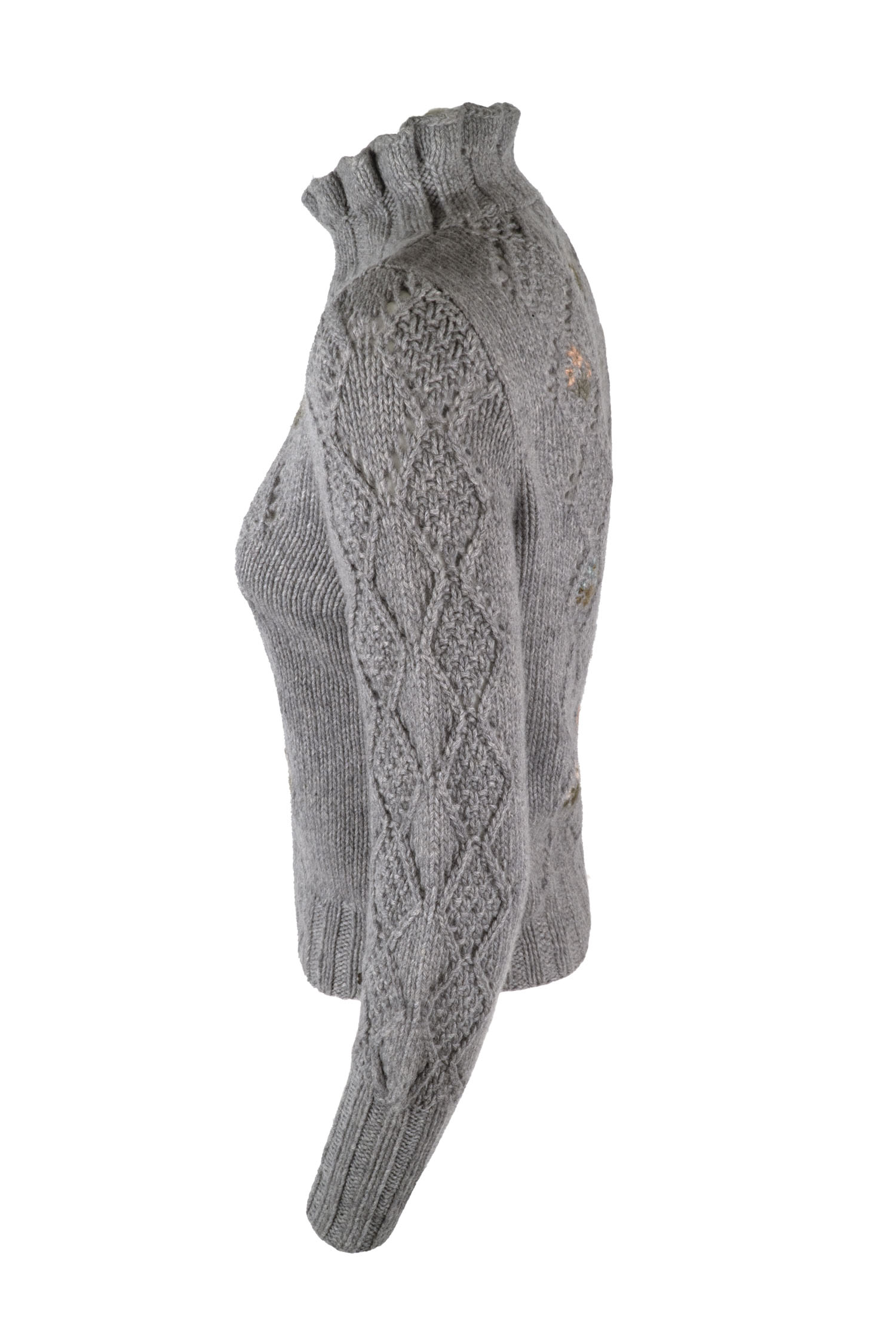 Pullover handgestrickt aus Schurwollgemisch, Art.Nr. MA-0194 – Bild 4