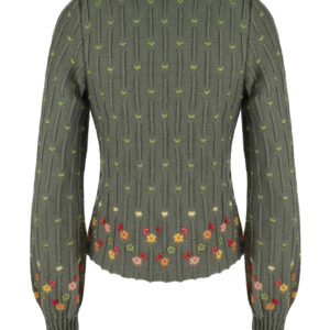 Strickjacke handgestrickt aus 100% Merinowolle Art.Nr. ME-0196