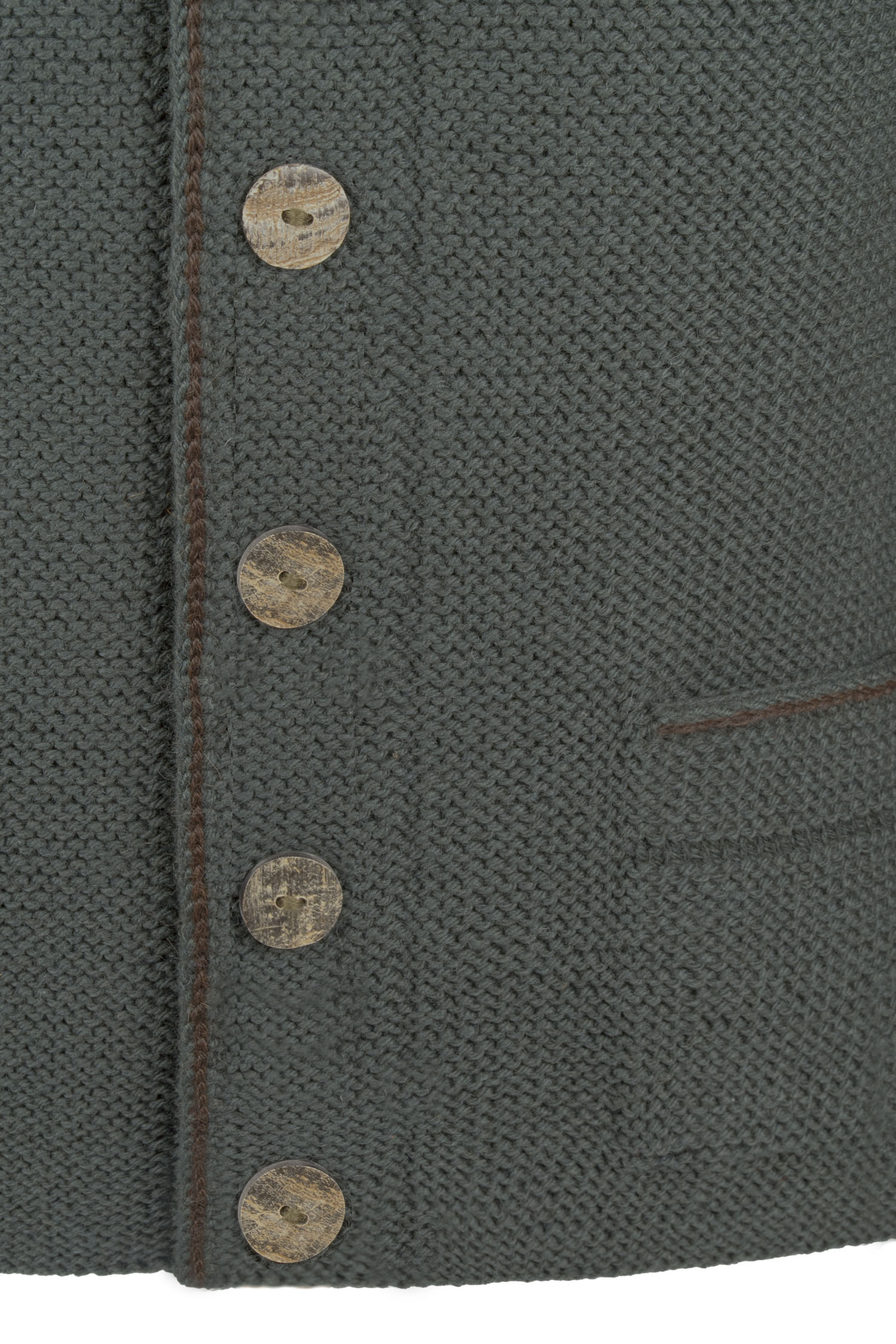 Strickjacke handgestrickt aus Schafschurwolle Art.Nr. HS-0126 – Bild 4